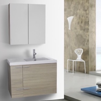 Bathroom Vanity Wall Mount Bathroom Vanity, Modern, 31